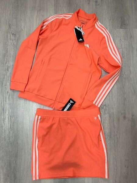 新品 XL 23,100円 アディダスゴルフ ジャケットスカートセットアップ