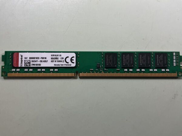 Kingston デスクトップ用DDR3メモリ 8GB×1
