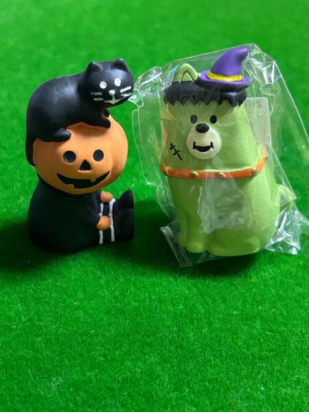 concombre コンコンブル 置物 フラン犬 かぼちゃ ハロウィン