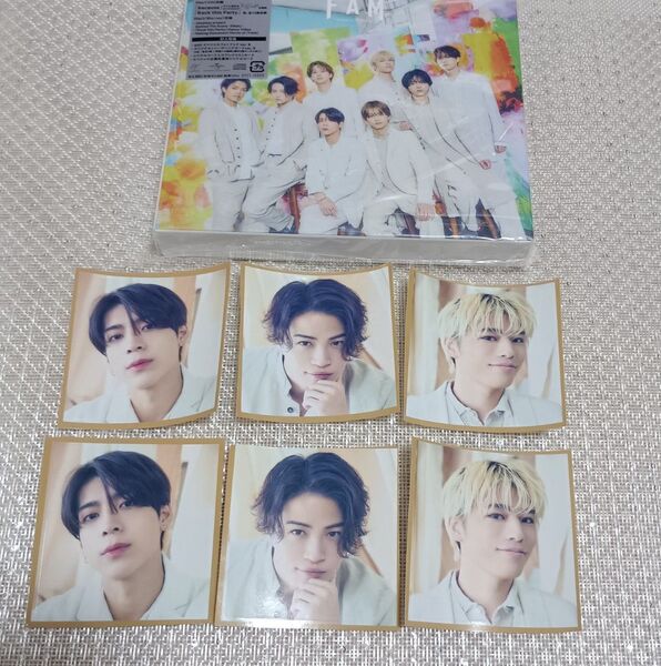 timelesz アルバムFAM 初回限定盤B CD+Blu-ray ステッカーシール付き