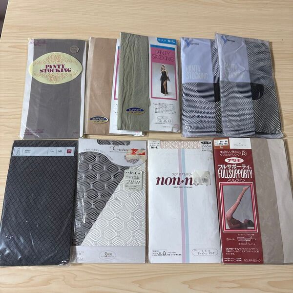 ストッキング パンスト タイツ 網タイツ 未使用 ベージュ レディース ファッション 下着 靴下 ソックス まとめ売り