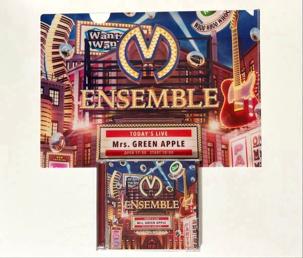 Mrs. GREEN APPLE ENSEMBLE 初回限定盤(DVD付き)+特典付クリアファイル