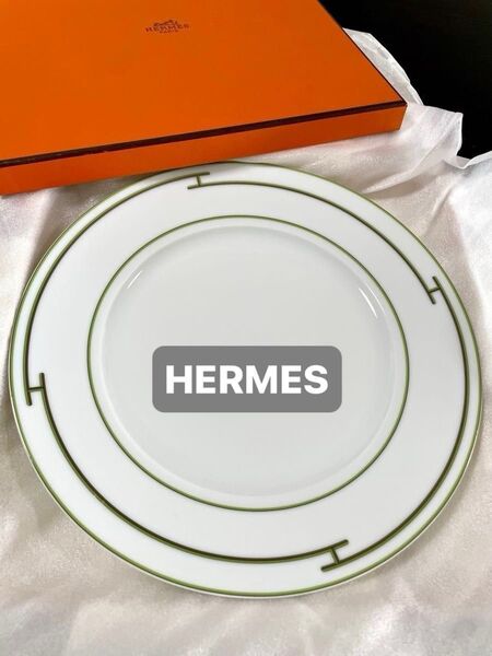 HERMESエルメス リズム グリーン27.5cmプレート ディナープレート