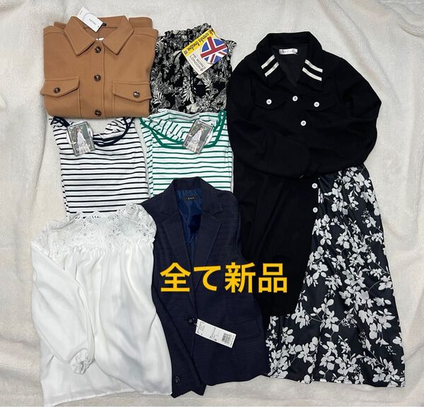 全て新品 レディース 服 まとめ売り M ブラウス ワンピース 半袖 tシャツ