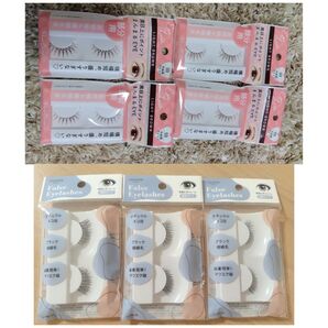 新品! つけまつげ 7セット 部分用&ネコ目ナチュラル ルージーン