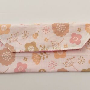 ハンドメイド 花柄 カトラリーケース 女の子 女性用 布製ペンケース