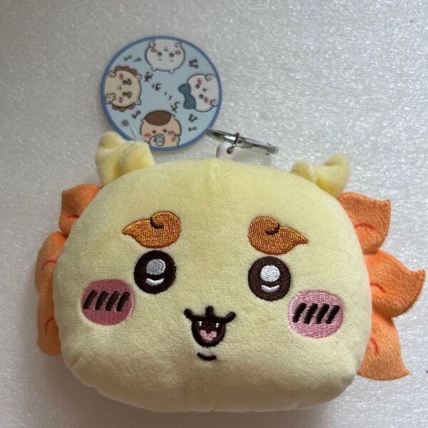 ちいかわ シーサー ぬいぐるみパスケースポーチ 定期入れ ポーチ マスコットキーホルダー かわいい