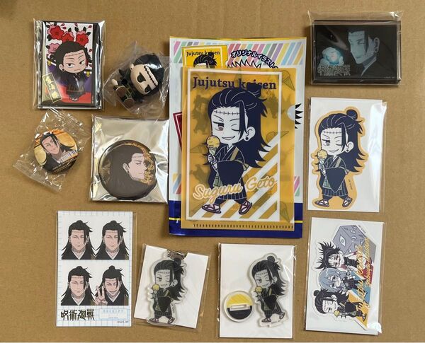 呪術廻戦 缶バッジ ダイソー ジャンプフェスタ 花札 真人 脹相 クリアファイル フィギュア アクリルブロック アクリルスタンド