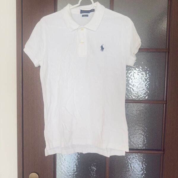 Polo ホワイト 半袖ポロシャツ S