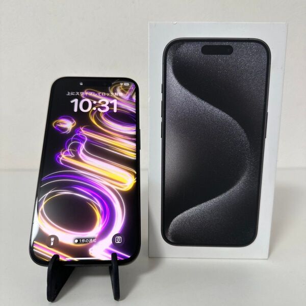 iPhone 15 pro 128gb ブラックチタニウム SIMフリー Apple