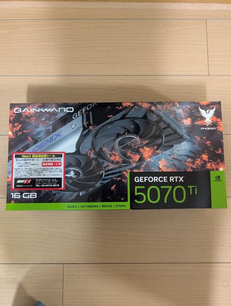 【新品未開封】GEFORCE RTX5070Ti 16GB
