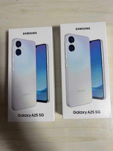 Galaxy A25 SCG33SFA au開封済 ライトブルー 2台セット