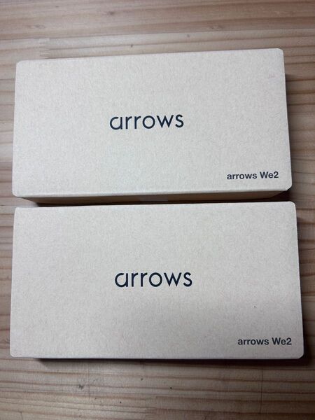 【新品未開封】arrows We2 ネイビーグリーン ライトブルー 2台セット