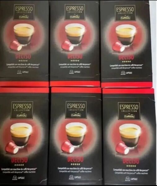 カフィタリー Caffitaly ネスプレッソ 互換カプセル アソート DECISO 6箱 60カプセル カフィタリー
