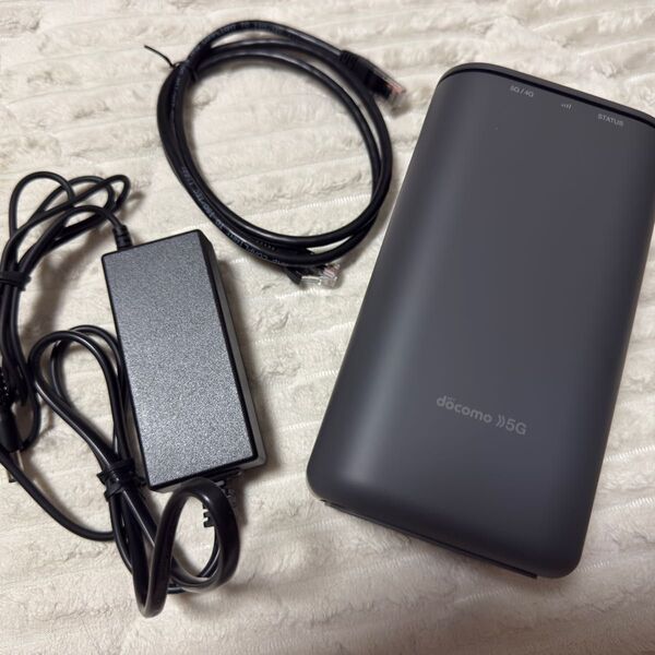 ドコモ home 5G HR01 Wi-Fi ホームルーター ダークグレー NTTドコモ SHARP