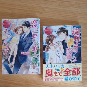 エタニティブックス 藍川せりか 「恋は忘れた頃にやってくる」 綾瀬麻結 「辣腕上司の甘やかな恋罠」