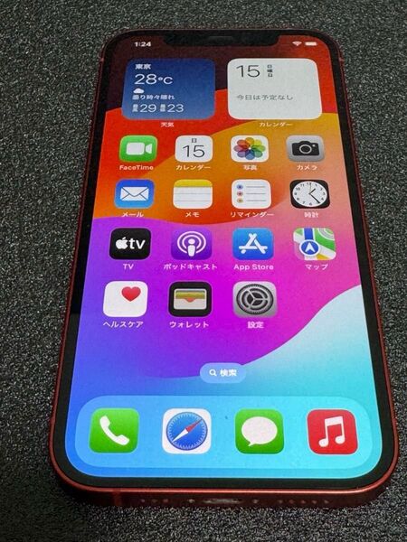 値下中 iPhone12 128GB レッド SIMフリー
