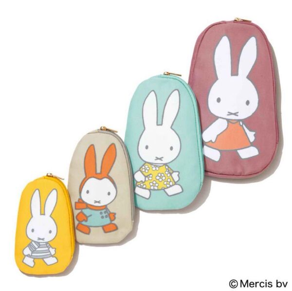 sweet2月号付録 miffy ミッフィー マトリョーシカ風ポーチ Sweet 付録