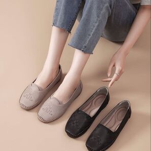 【新品未使用】パンプス 痛くない ローヒール 柔らかい 歩きやすい 走れる 疲れない 通勤 仕事 幅広 立ち仕事 母 プレゼント