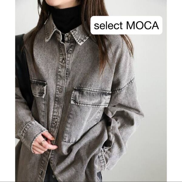 select MOCA/ヴィンテージライクオーバーデニムシャツ ジャケット F