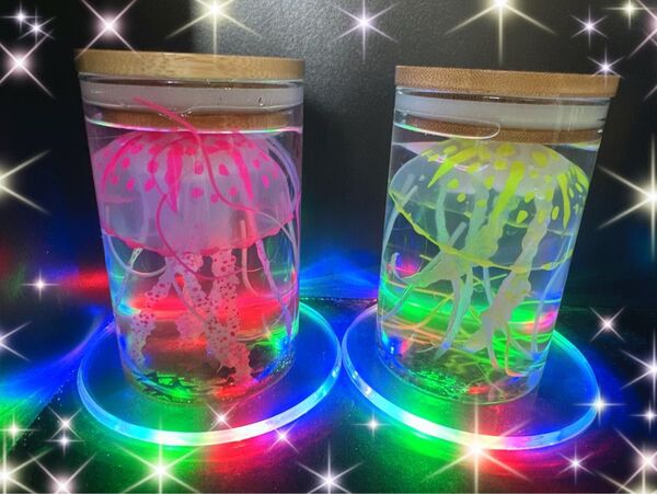 クラゲのハーバリウム2個セット