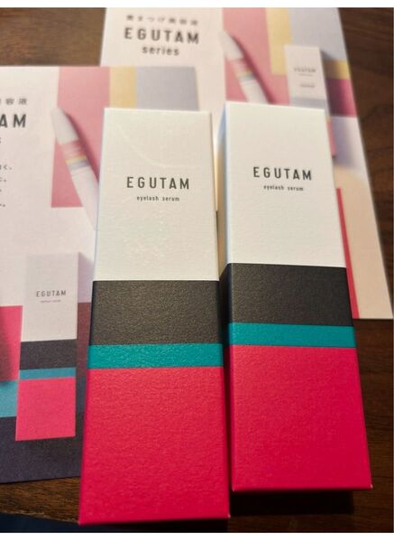 EGUTAM エグータム まつげ美容液 新品未開封 正規品 リーフレット付き 新パッケージ まつ毛パーマ/まつ育