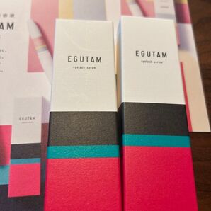 EGUTAM エグータム まつげ美容液 新品未開封 正規品 リーフレット付き 新パッケージ まつ毛パーマ/まつ育