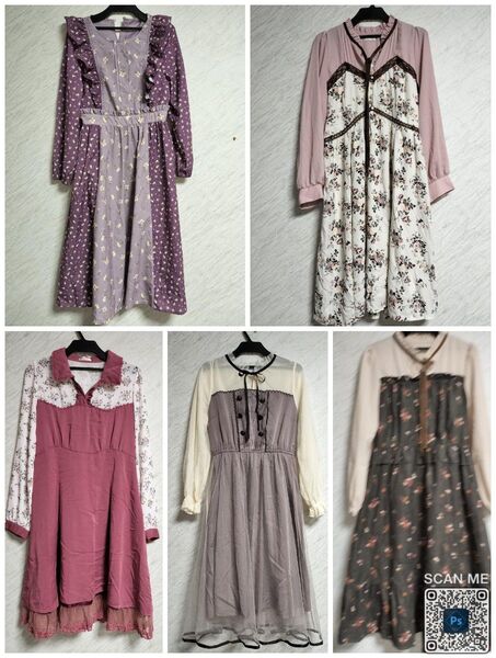 axes femme アクシーズファム ワンピース まとめ売り 美品