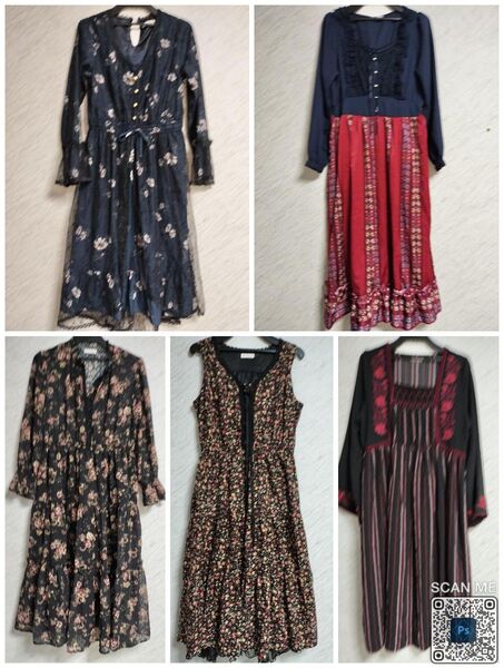 axes femme アクシーズファム ワンピース まとめ売り 美品