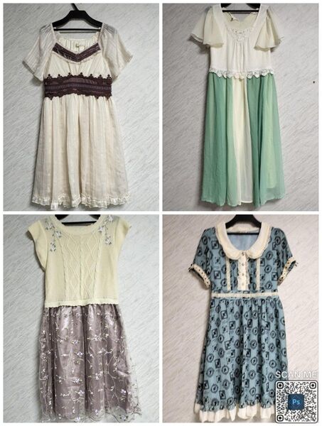 axes femme アクシーズファム ワンピース まとめ売り 美品