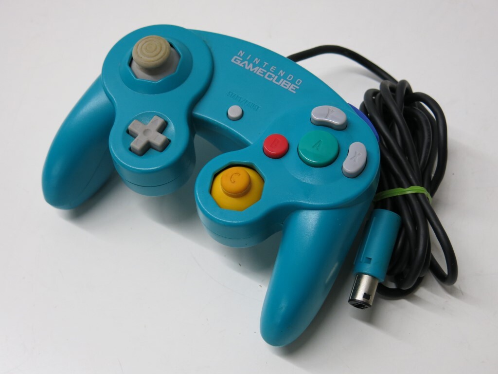 Yahoo!オークション -「ゲームキューブ コントローラ エメラルド