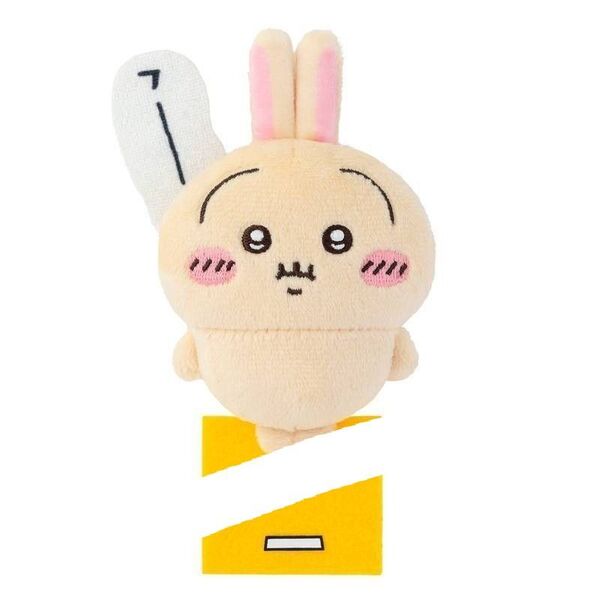 うさぎだらけくじ フーッ E賞 ちいかわ ぬいぐるみバッジ 新品未開封