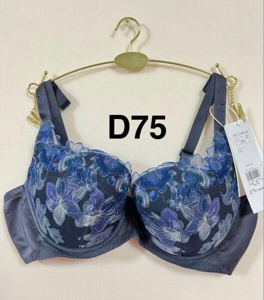 【SALE】トリンプ 天使のブラ 魔法のハリ感 TR596 ブルーグレー D75