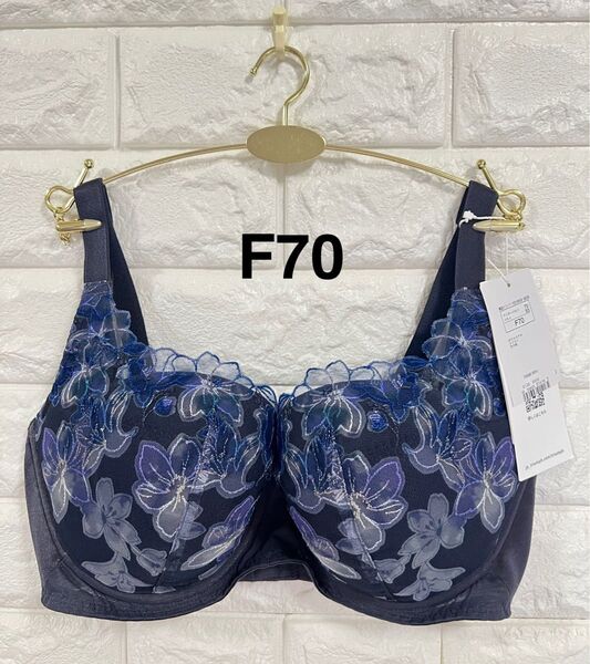 【SALE】トリンプ 天使のブラ 魔法のハリ感 TR596 ブルーグレー F70