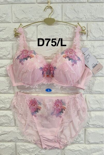 トリンプ プレミアム フロラーレ FL516 スウィート アネモネ 上下セット ピンク D75/L