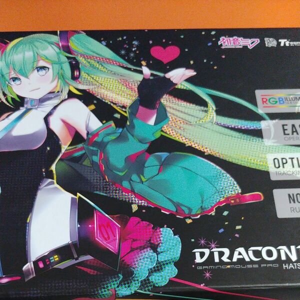 Thermaltake 初音ミクコラボゲーミングマウスパッド DRACONEM RGB HATSUNE MIKU EDITION