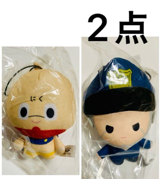 キン肉マン 完璧超人始祖編 ゴムひも付きぬいぐるみ ミートくん ブロッケンJr ぬいぐるみ マスコット