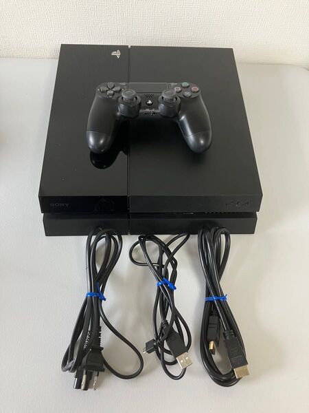 PlayStation4 500GB CUH-1100AB01ジェット・ブラック本体 中古 送料無料