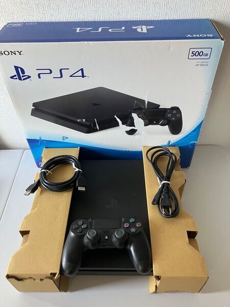 PlayStation4 500GB CUH-2000AB01ジェット・ブラック本体 中古 送料無料