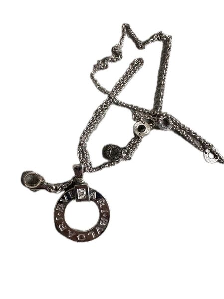 ブルガリ BVLGARI ネックレス ホワイトゴールド K18WG ダイヤモンド 1PD レディース正規品(中古)値下げ可
