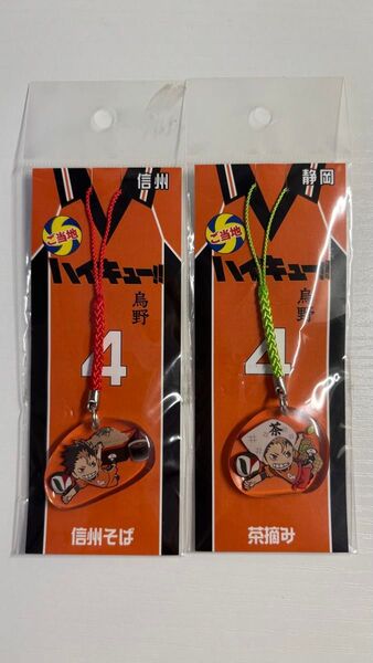 ハイキュー 西谷夕 ご当地アクリル根付 信州 静岡 キーホルダー