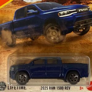 マッチボックス 2025 RAM 1500 REV 青 MATCHBOX ラム フルサイズ ピックアップ トラック