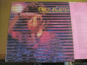 Patti Austin - Every Home Should Have One /Quincy Jones/Steve Lukather/Richard Tee/James Ingram/洋楽/AOR/QWS 3591/US盤LPレコード