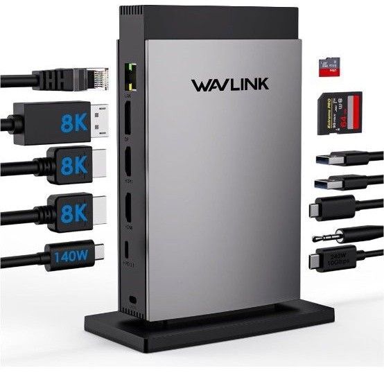 WAVLINK USB-C ドッキングステーション WL-UMD26 Pro
