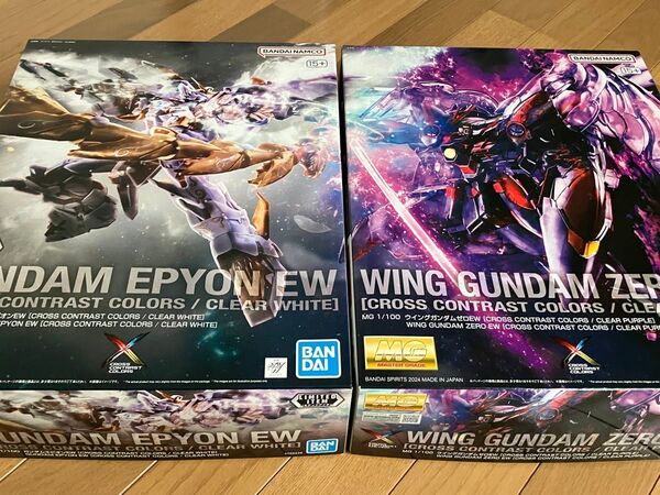 ガンプラ ウィングガンダムゼew ガンダムエピオンEW 未組立 MG ガンダムベース限定