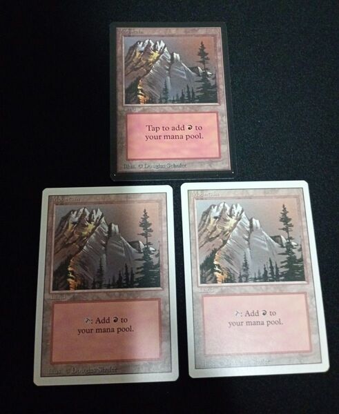 MTG 山 3枚セット 英 β Beta リバイズド 3枚セット