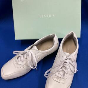 【半額セール】BENEBIS べネビス　スニーカー　25.0cm　ホワイト