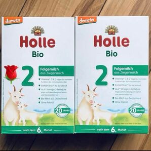 Holle(ホレ) Bio オーガニック 山羊ミルク STEP2(6ヶ月〜)400g 2箱