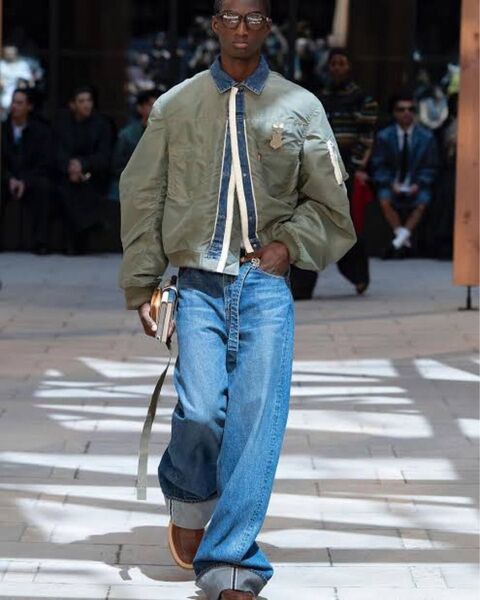 sacai x LEVI'S Denim Pants Blue サイズ3 w34