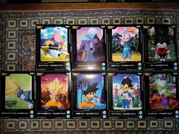 ドラゴンボールDAIMA ピッコロ(ミニ) パネル付きフィギュア/孫悟空 ベジータ 界王神 ゴマー グロリオ 魔人ブウ 9種セット